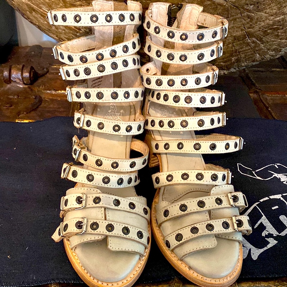 Freebird by Steven Shoes. Brand New NEVER WORN Cassandra riveted strapped boots